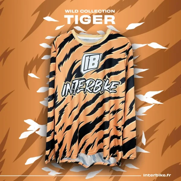 Maillot motocross tigre