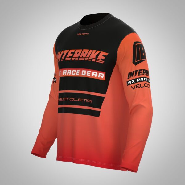 Maillot motocross rouge velocity