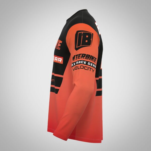 Maillot motocross rouge velocity