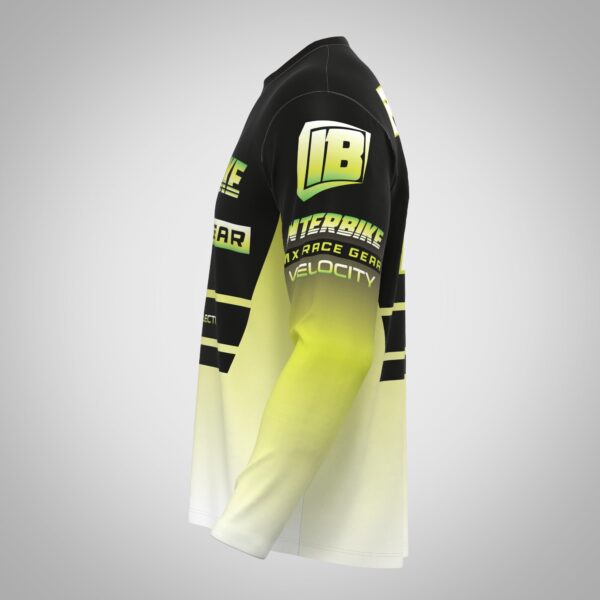 Maillot motocross vert velocity