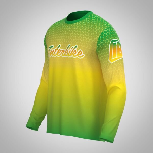 Maillot de motocross vert hexa interbike