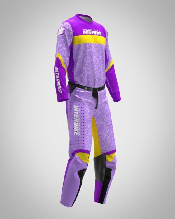 Tenue de motocross violette Kumo