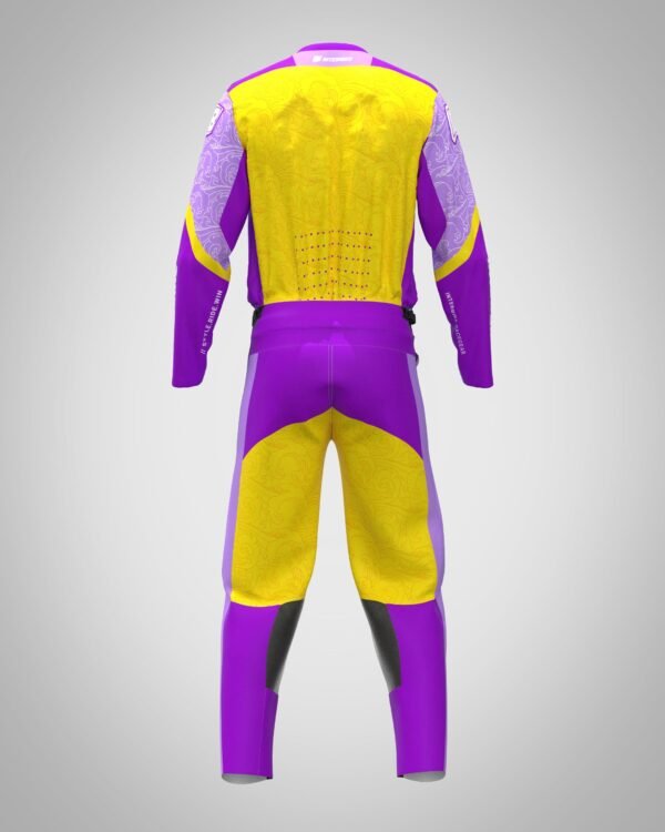 Tenue de motocross violette Kumo