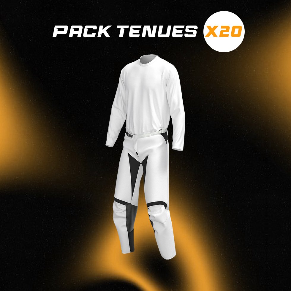 PACK TENUES X20 motocross