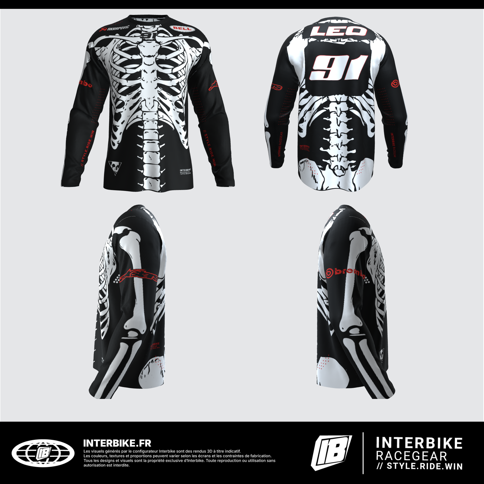 Tenue motocross Leo G.