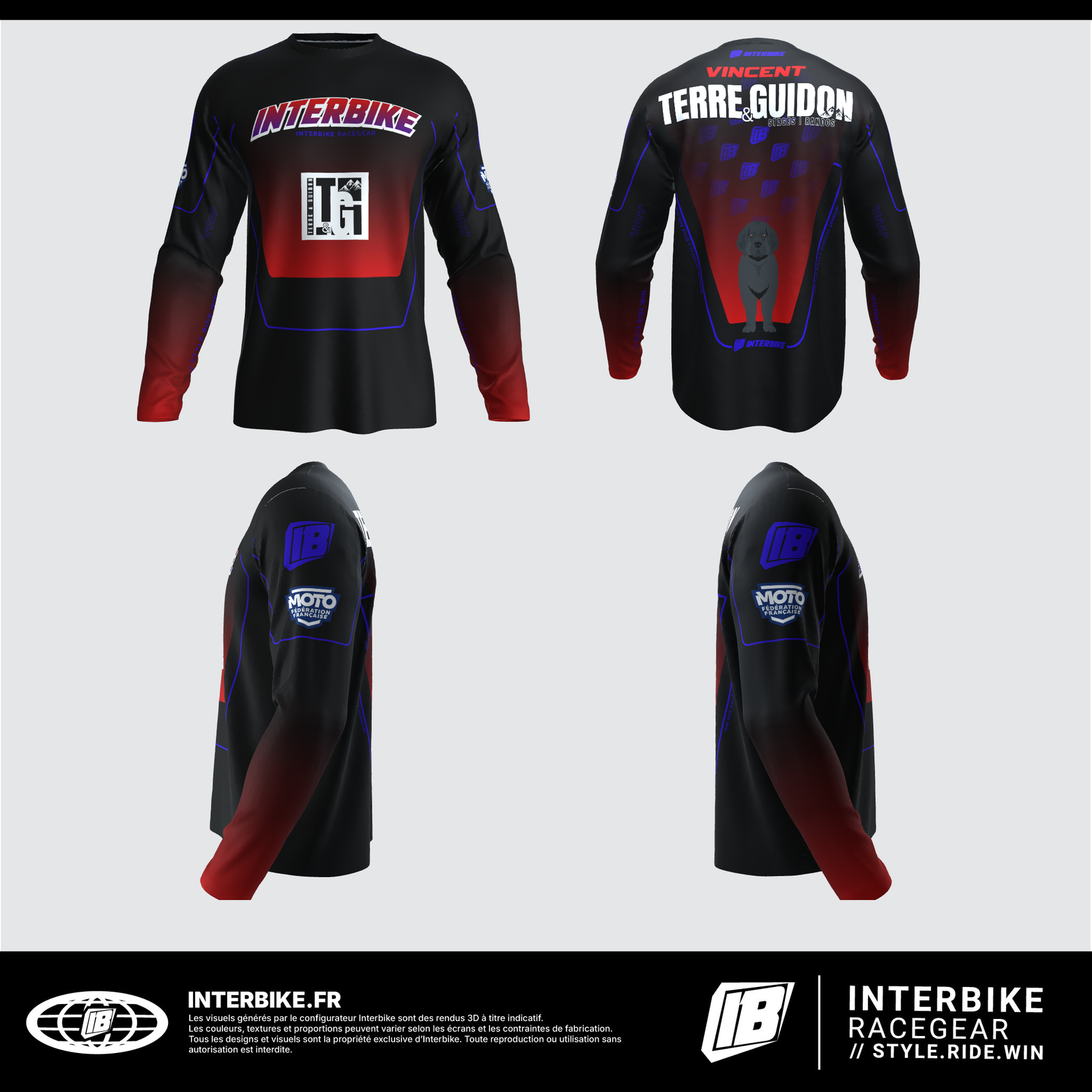 Tenue motocross Vincent B.