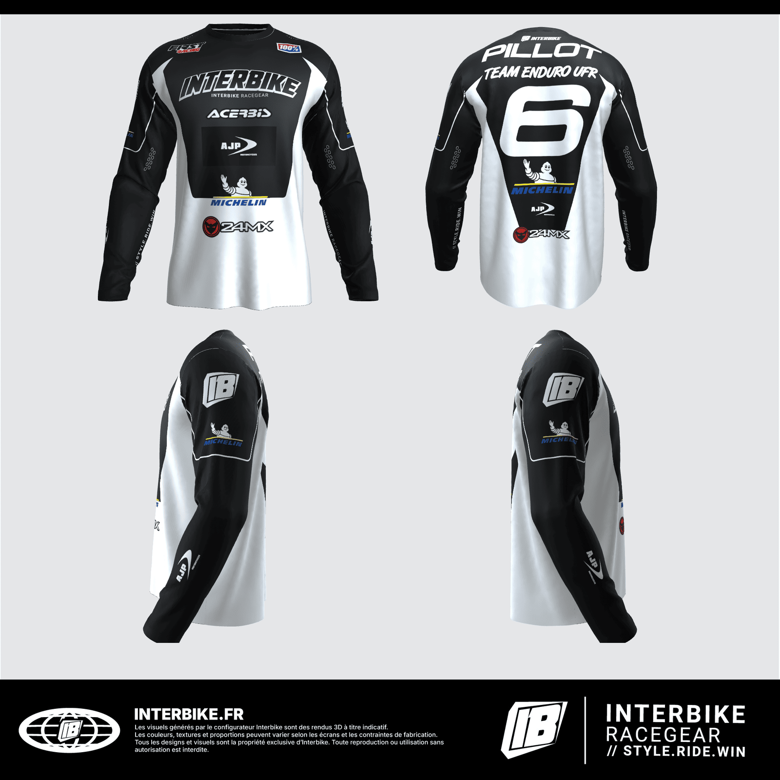 Maillot motocross Interbike