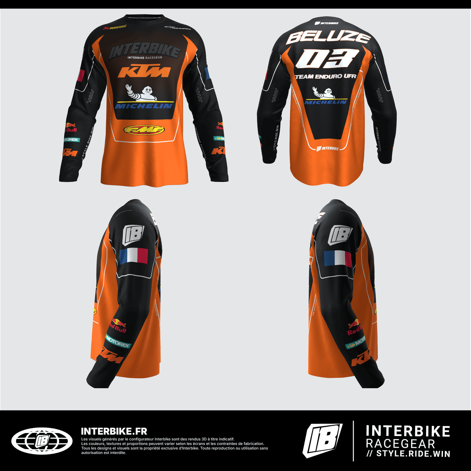 Maillot KTM motocross Interbike