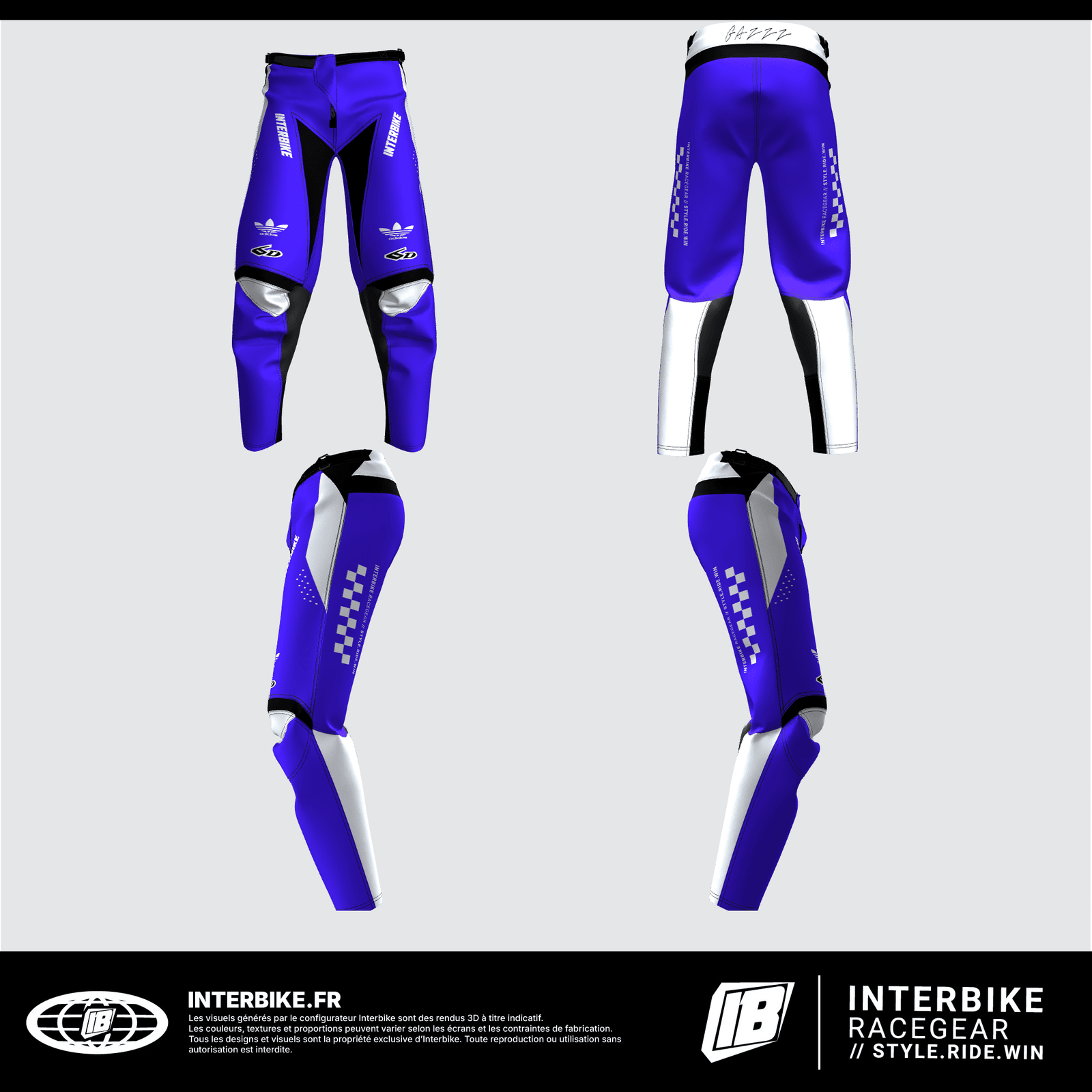 Pantalon motocross personnalisé Interbike