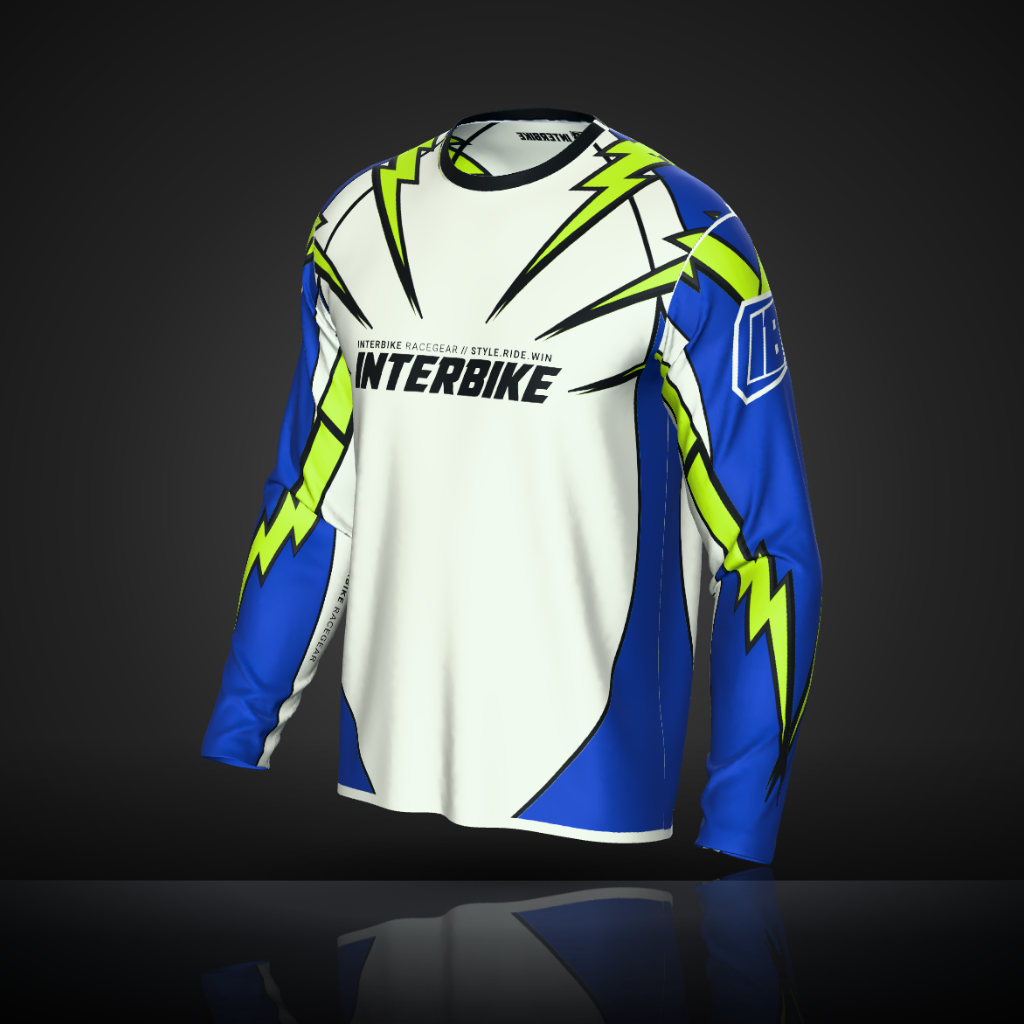 maillot-motocross-thunder-blanc-bleu-jaune-fluo-vignette